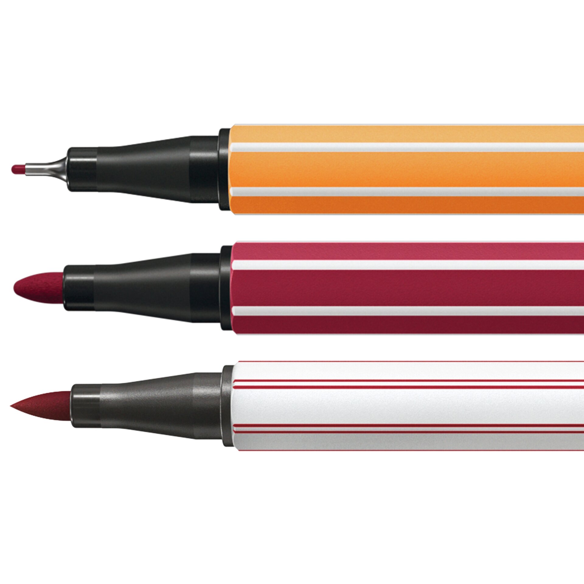 Sets, marker, felt-tip, colored markers, orange marker, red marker