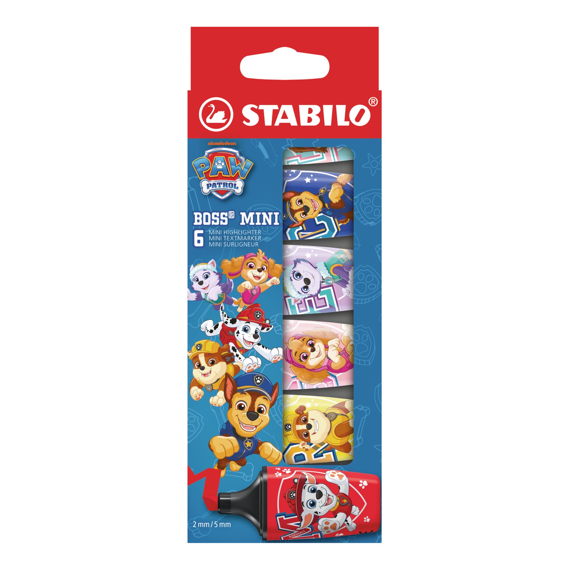 Evidenziatore STABILO BOSS MINI PAW Patrol