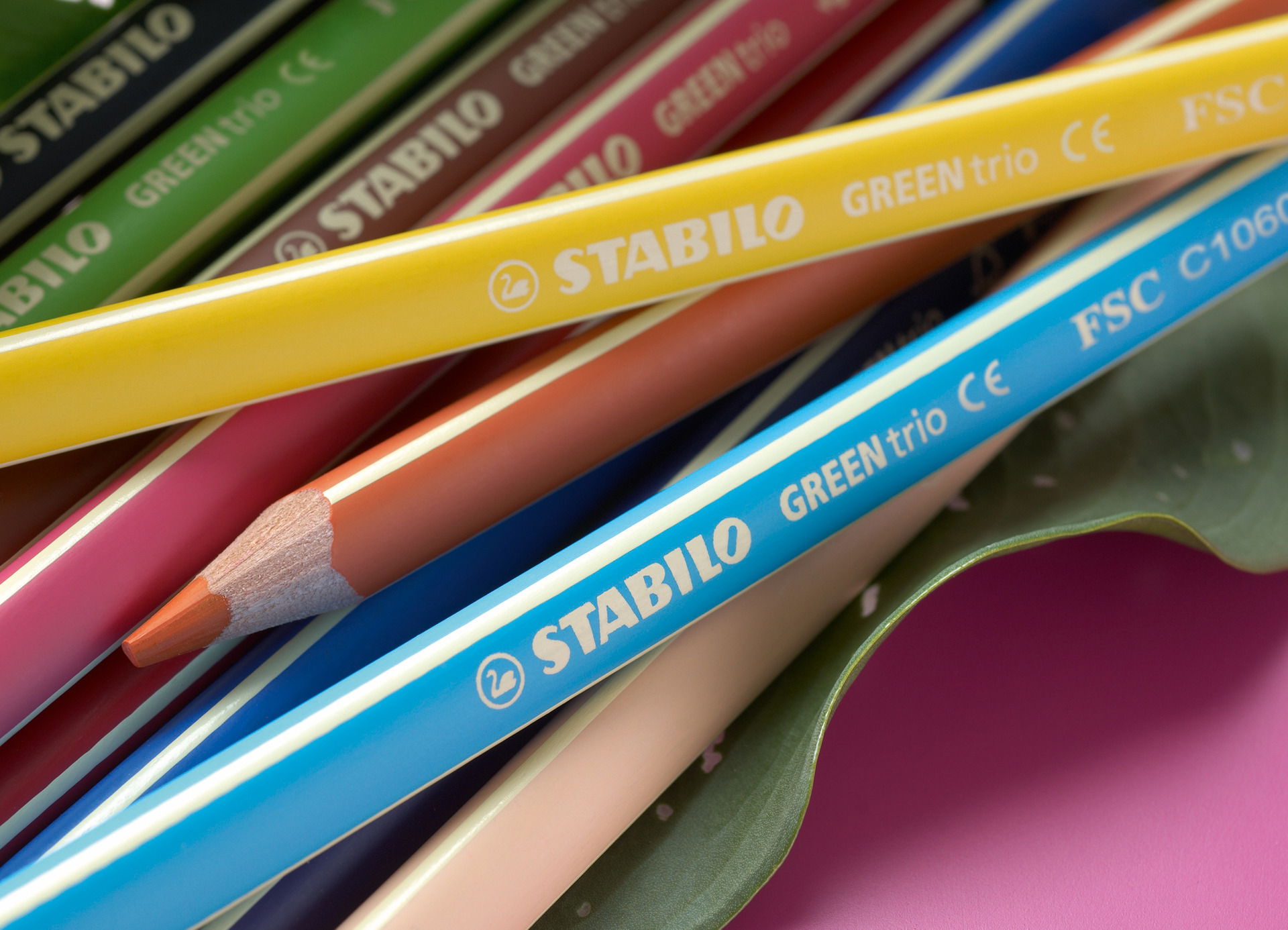 Kleurpotloden STABILO GREENtrio