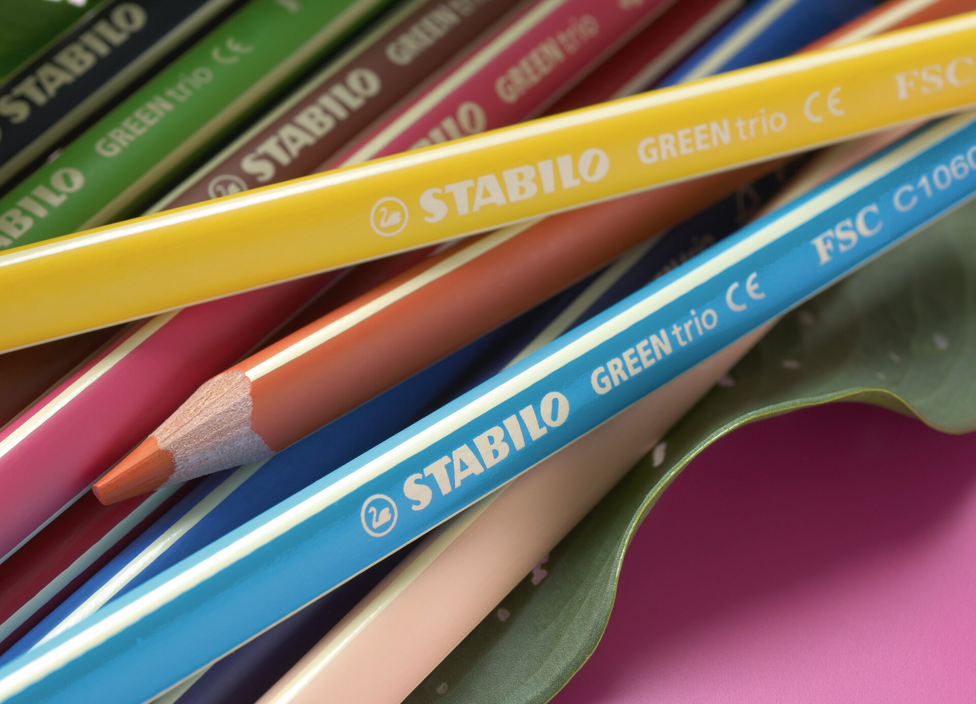 Kleurpotloden STABILO GREENtrio