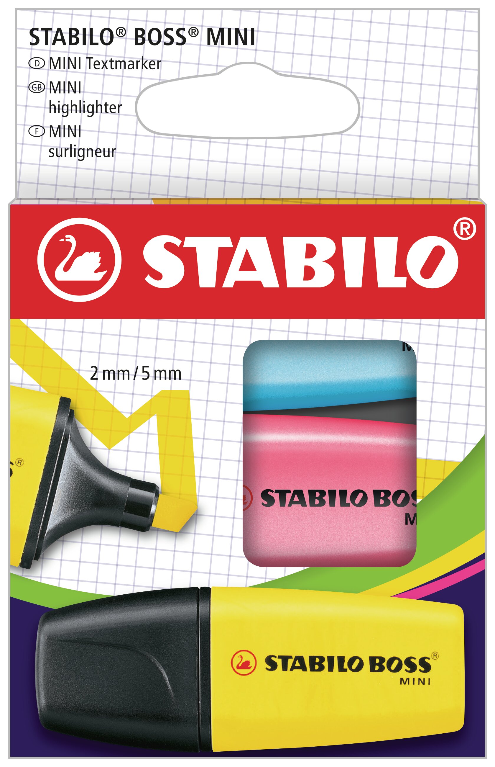 Zvýrazňovač STABILO BOSS MINI zvýrazňovač STABILO BOSS MINI