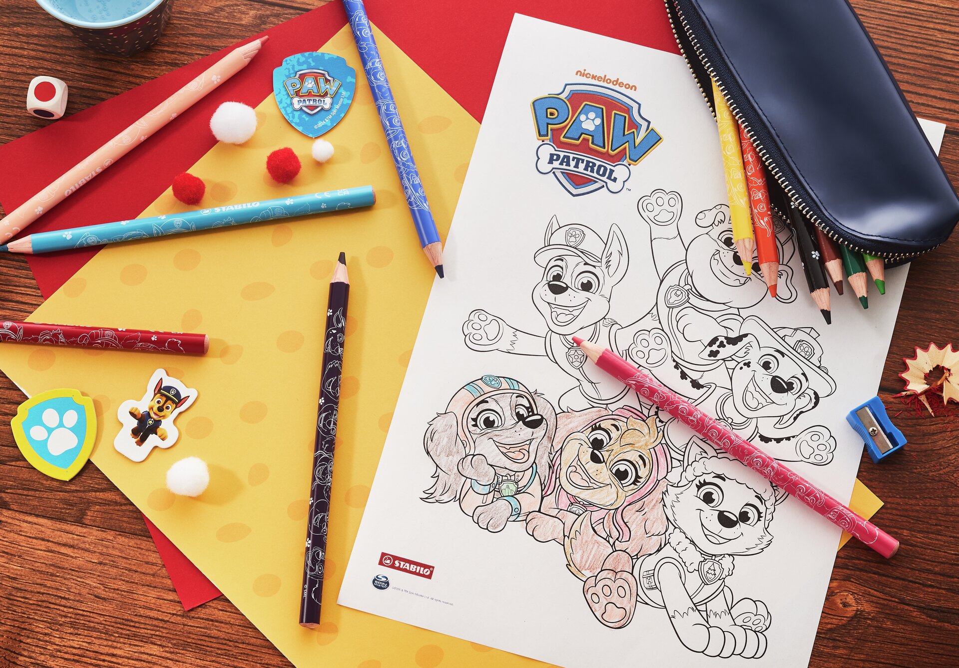 Matite colorate STABILO Colored Pencil Edition PAW Patrol