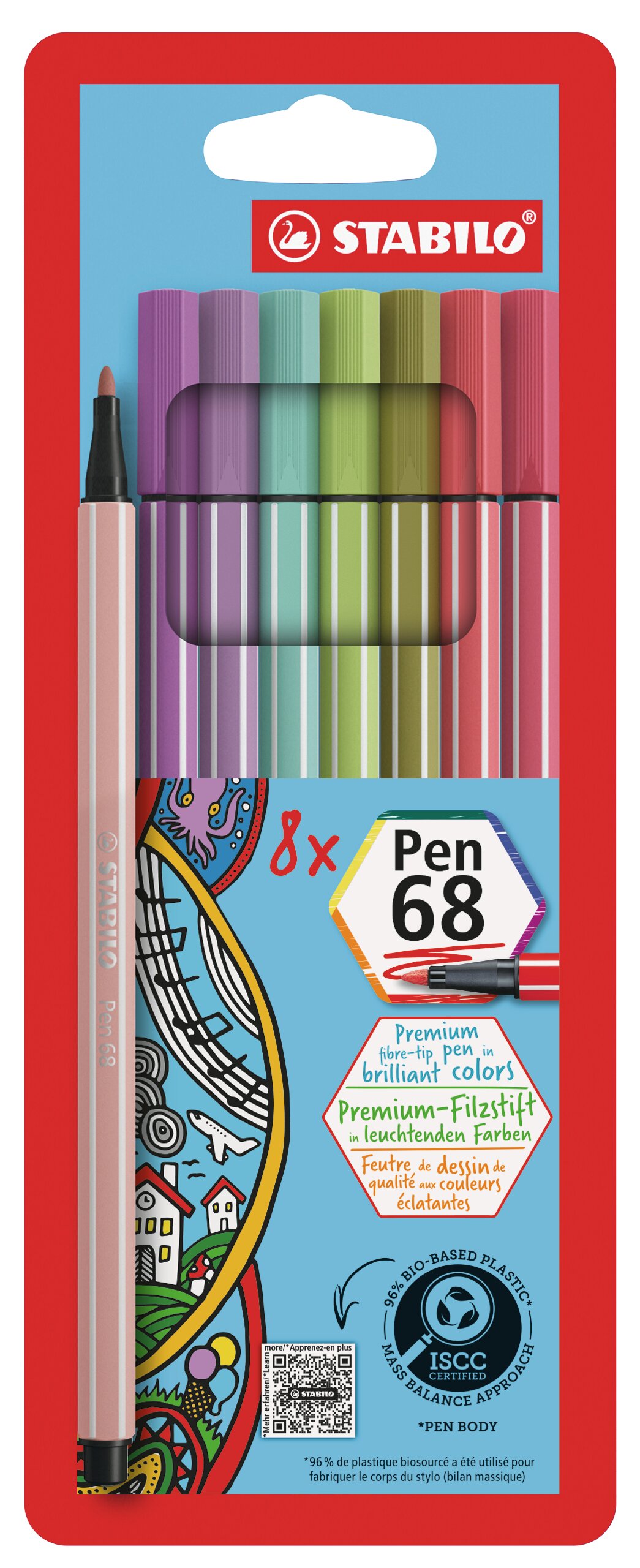 Feutre de dessin de qualité premium STABILO Pen 68 Feutres STABILO Pen 68