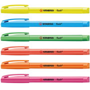 highlighter, marker, colored, set, stick