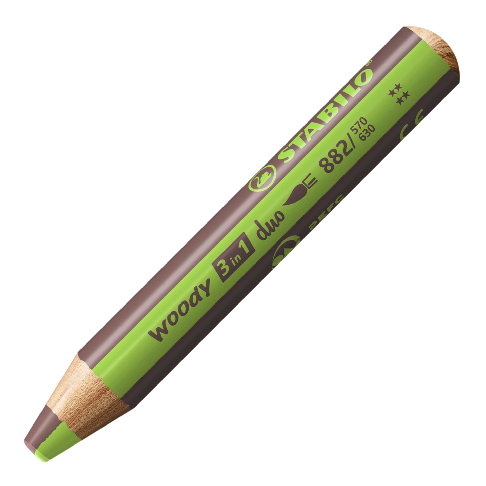 Multitalent-Stift mit Doppelspitze STABILO woody 3 in 1 duo Buntstifte STABILO woody 3 in 1 duo