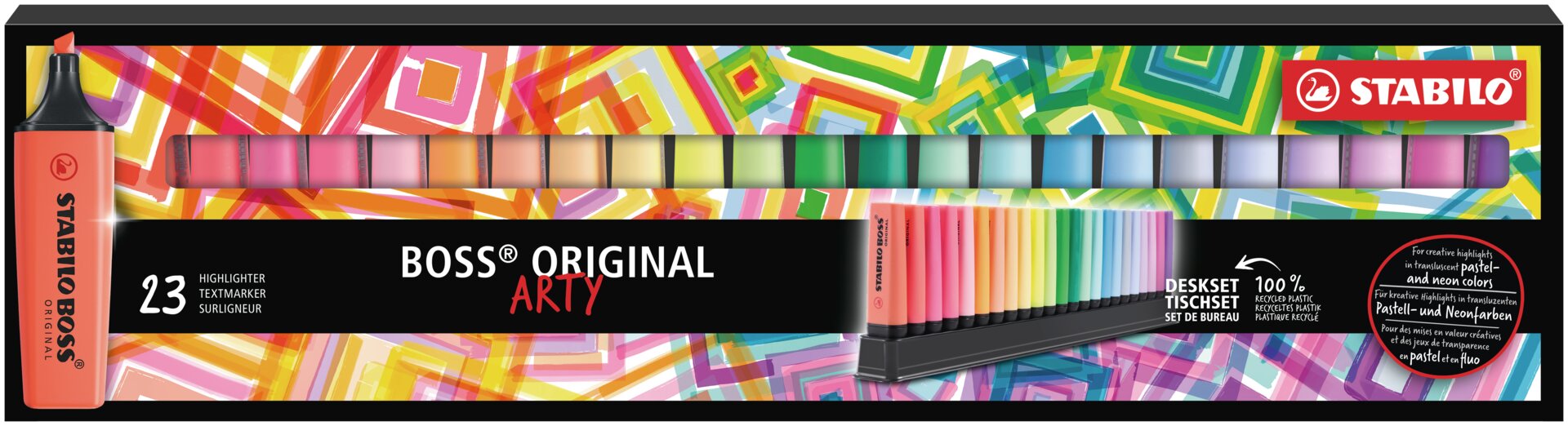 Fluorescente STABILO BOSS ORIGINAL Subrayador fluorescente STABILO BOSS ORIGINAL ARTY