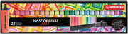 Textmarker STABILO BOSS ORIGINAL ARTY, Highlighter, Kunstset, Buntstifte, Filzmarker, Pastellfarben