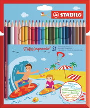 Buntstifte, Aquarellstifte, Bleistift-Set, 24er Pack, Kunstset