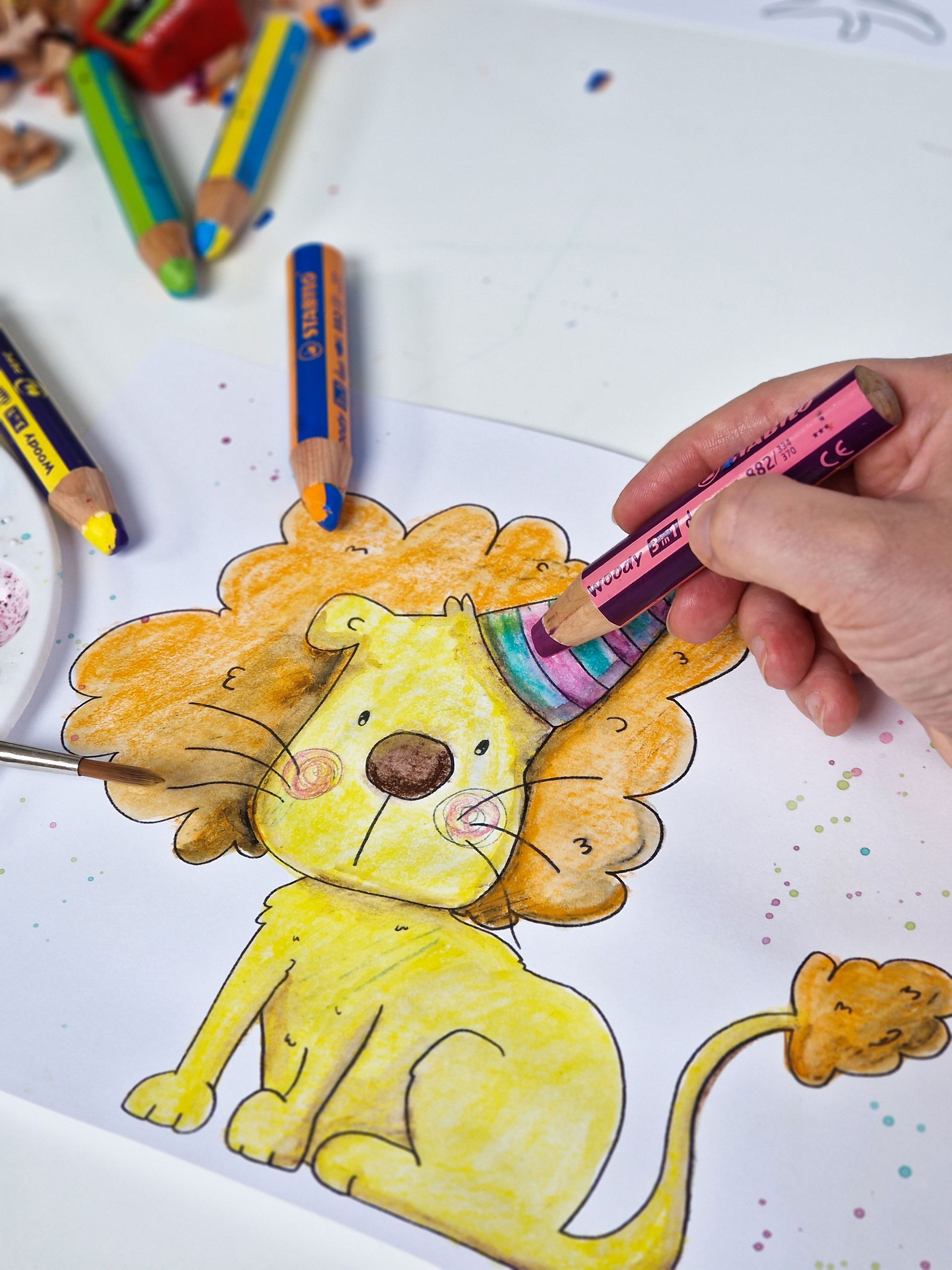 Lápices de colores STABILO woody 3 in 1 duo