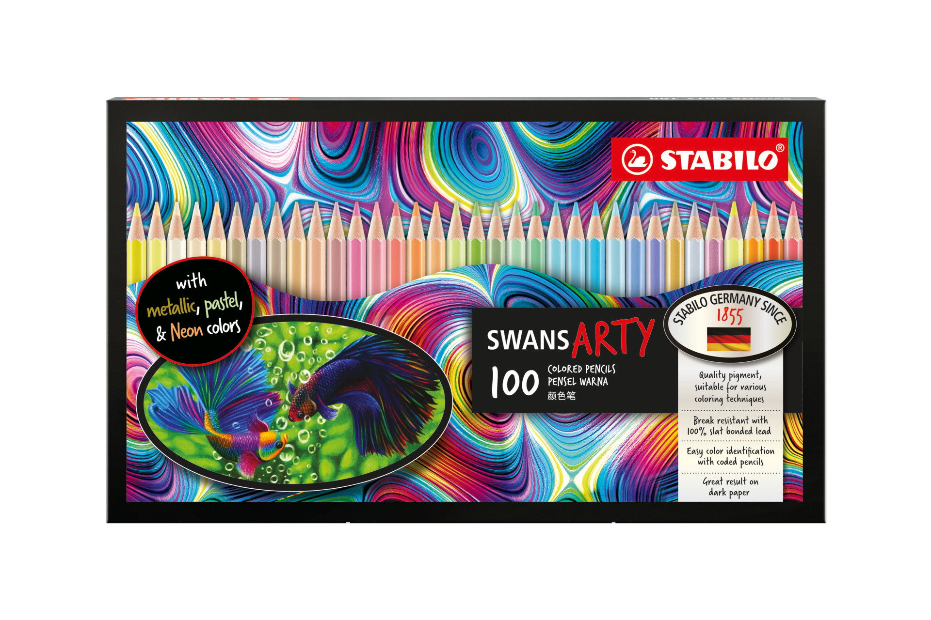STABILO SWANS ARTY COL. PENCIL Pastelky