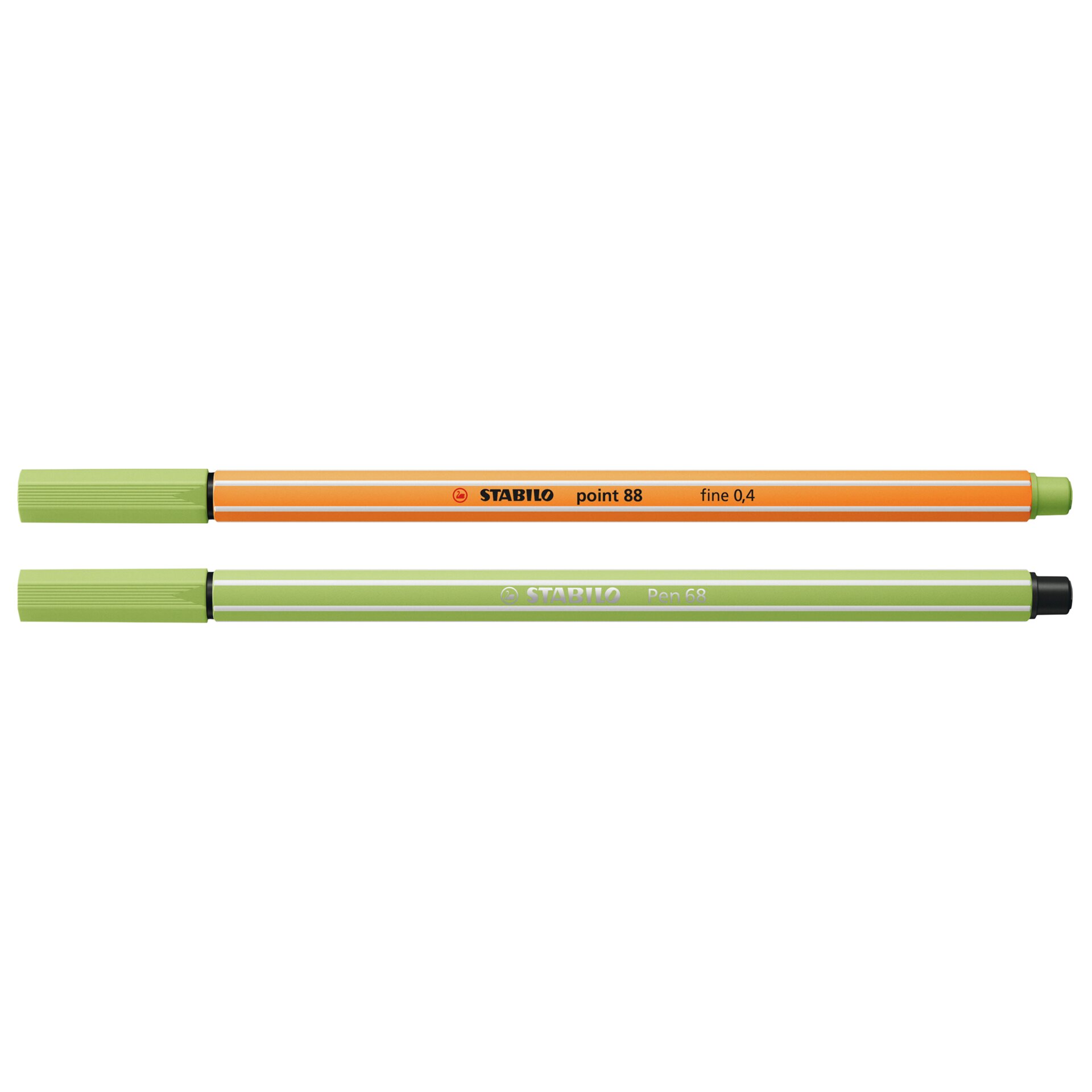 Marker, Marker-Set, Fineliner, Orange Marker, Green Marker, Marker, Stabilo, orange Marker, Highlighter, Dual-kappe