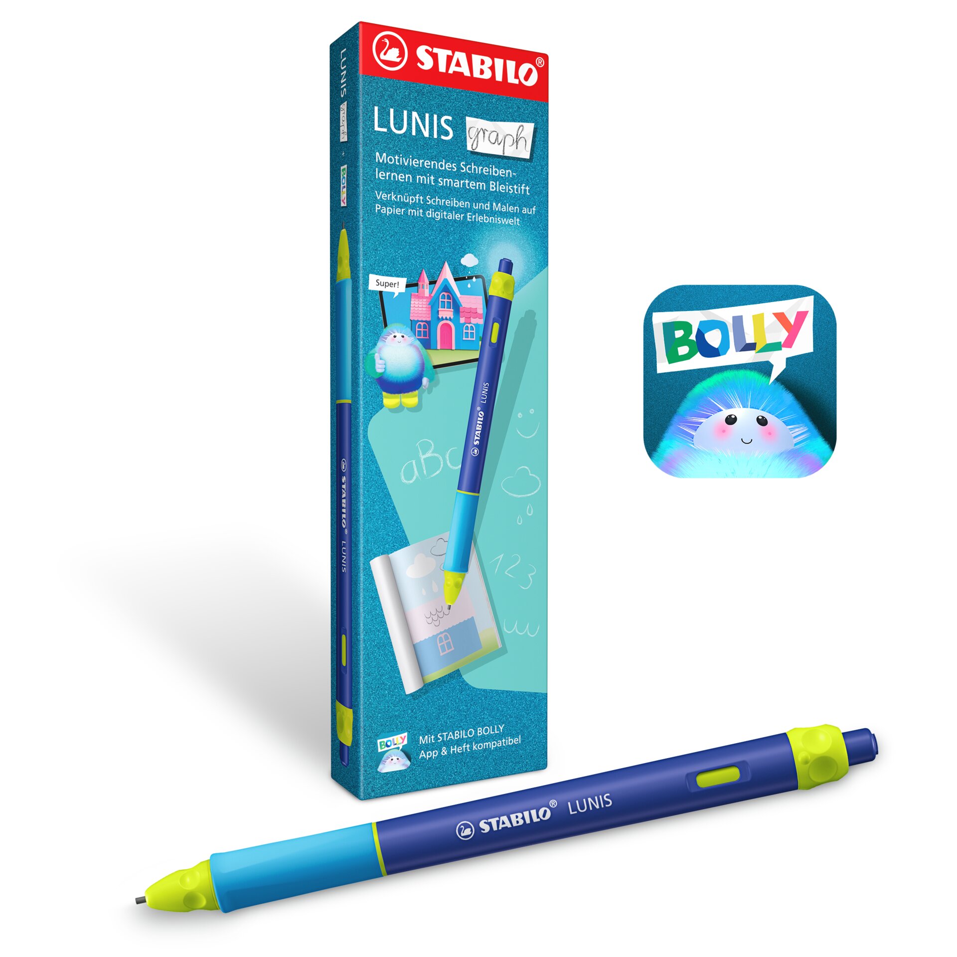 STABILO DigiPen, Stabilo, Lunis, Bleistift, Kunststoff, Motivierender Stift