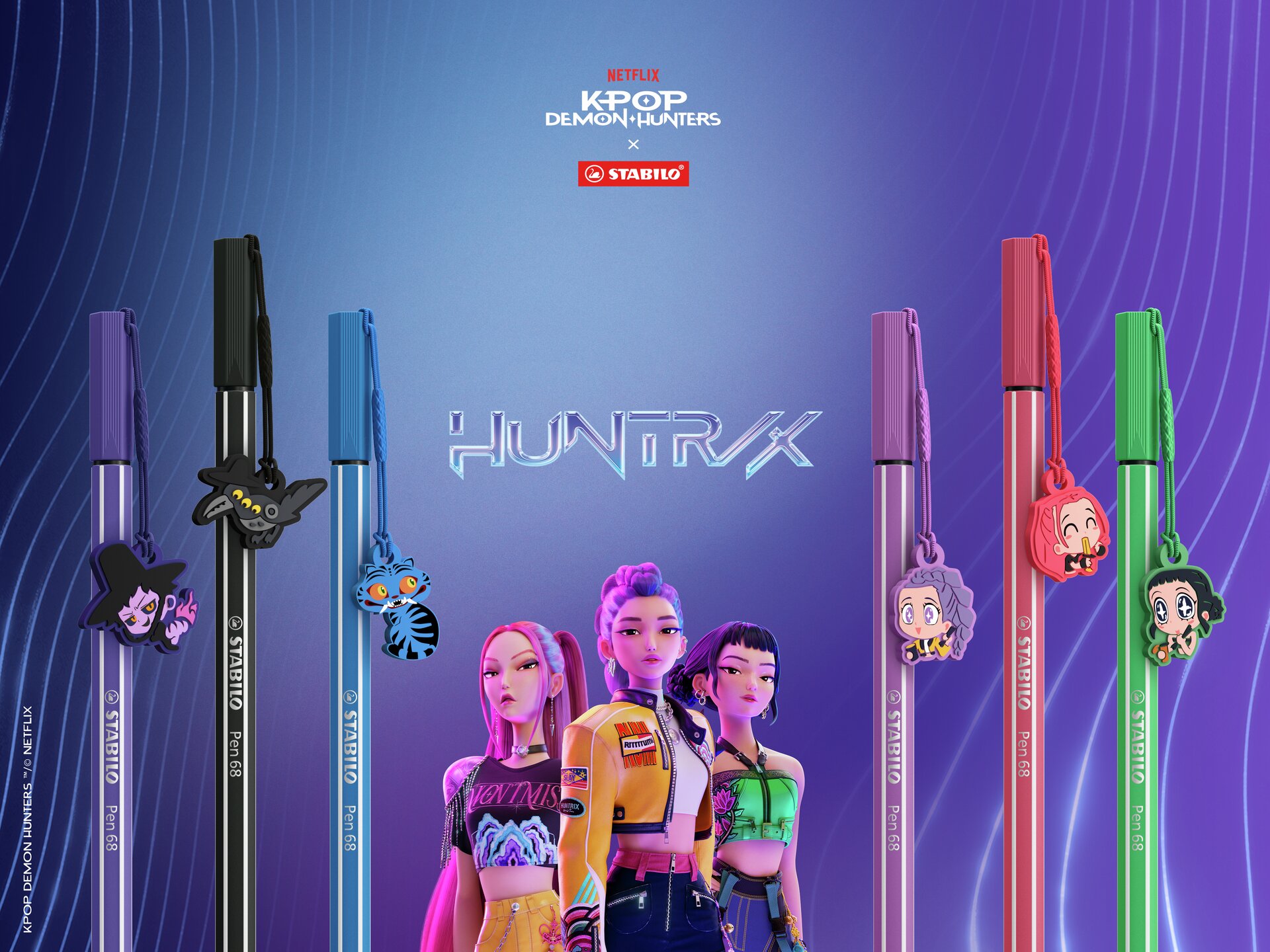 Filctoll STABILO Pen 68 KPop Demon Hunters