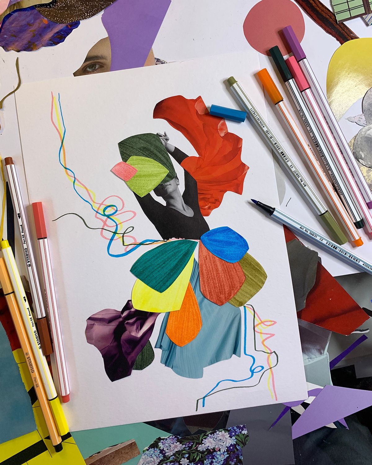 Viltstiften STABILO Pen 68 brush