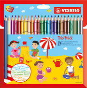 Crayons de couleurs STABILO Trio thick