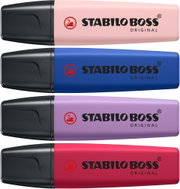 highlighter, farbig, Stabilo Boss, Kunststoffgehäuse, rechteckig