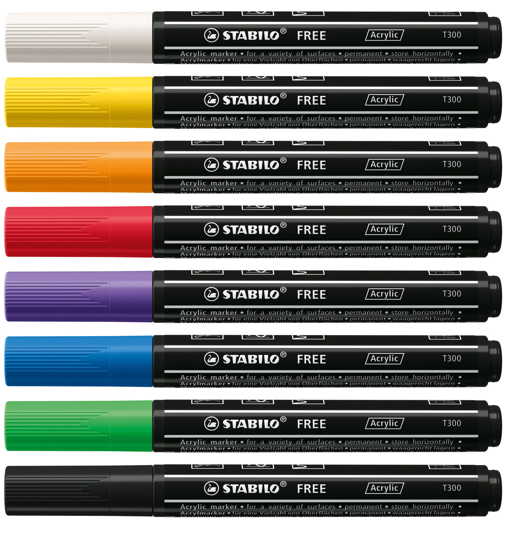 Marqueur peinture STABILO FREE Acrylic T300 Marqueur peinture STABILO FREE Acrylic T300