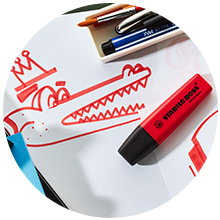 Text Marqueurs STABILO BOSS ORIGINAL