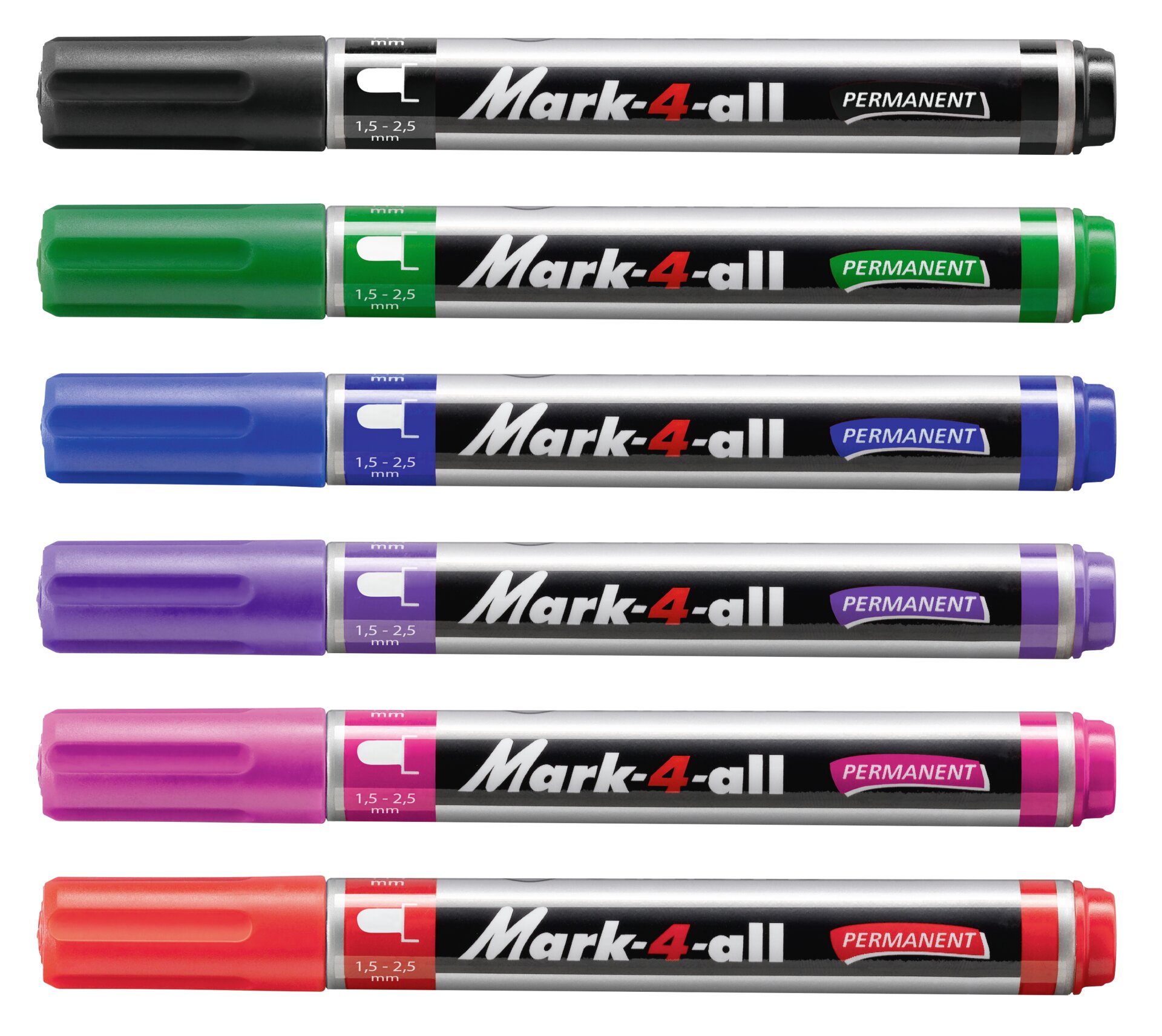 Marker, Permanent marker, Chisel tip, Farbauswahl, Line marker