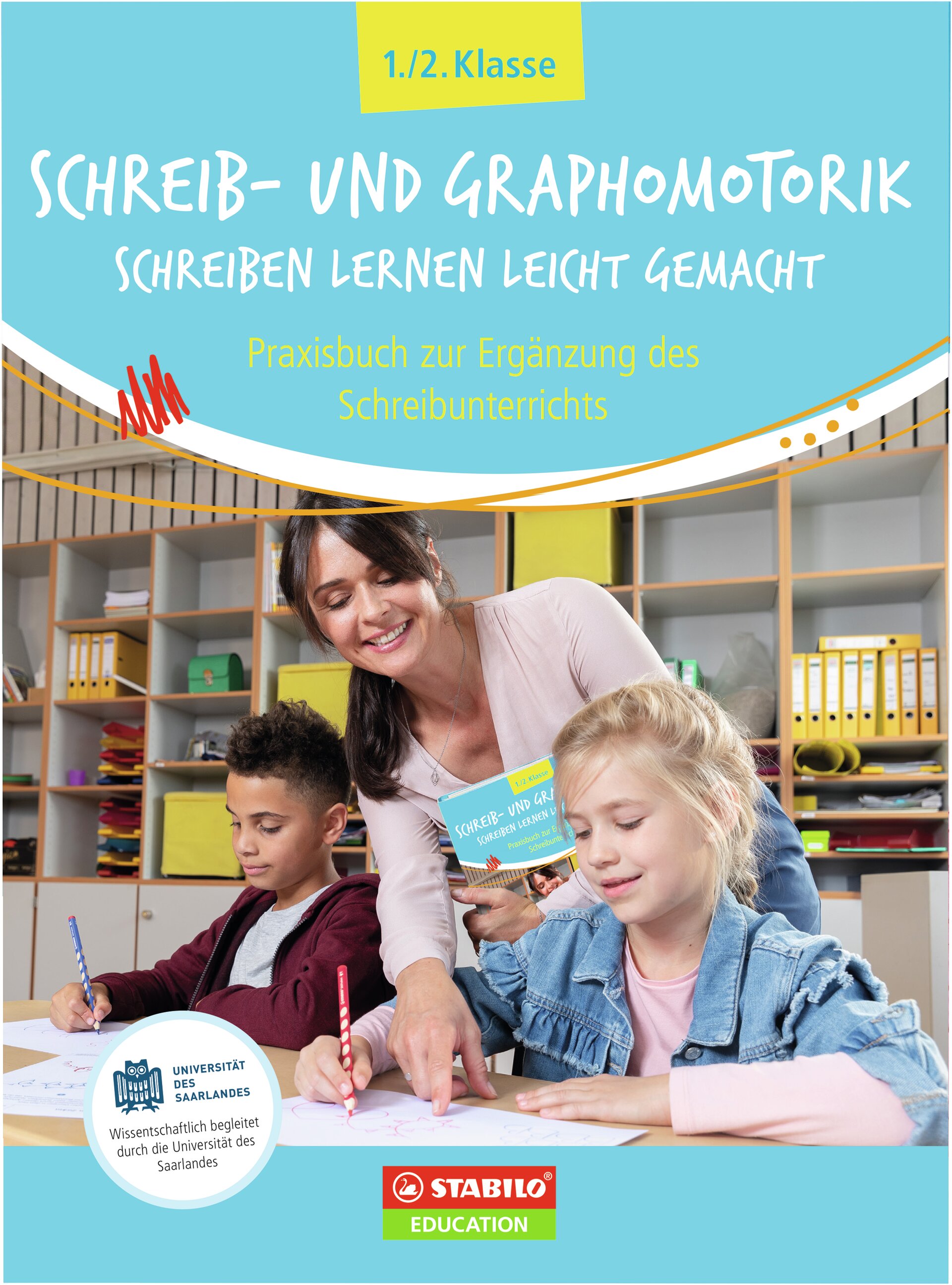 Gedruckte Bücher STABILO Education Praxisbuch 1./2. Klasse, Schreibunterricht, Schreib- und Graphomotorik, Unterrichtsmaterial, Kinderunterricht, Bildung