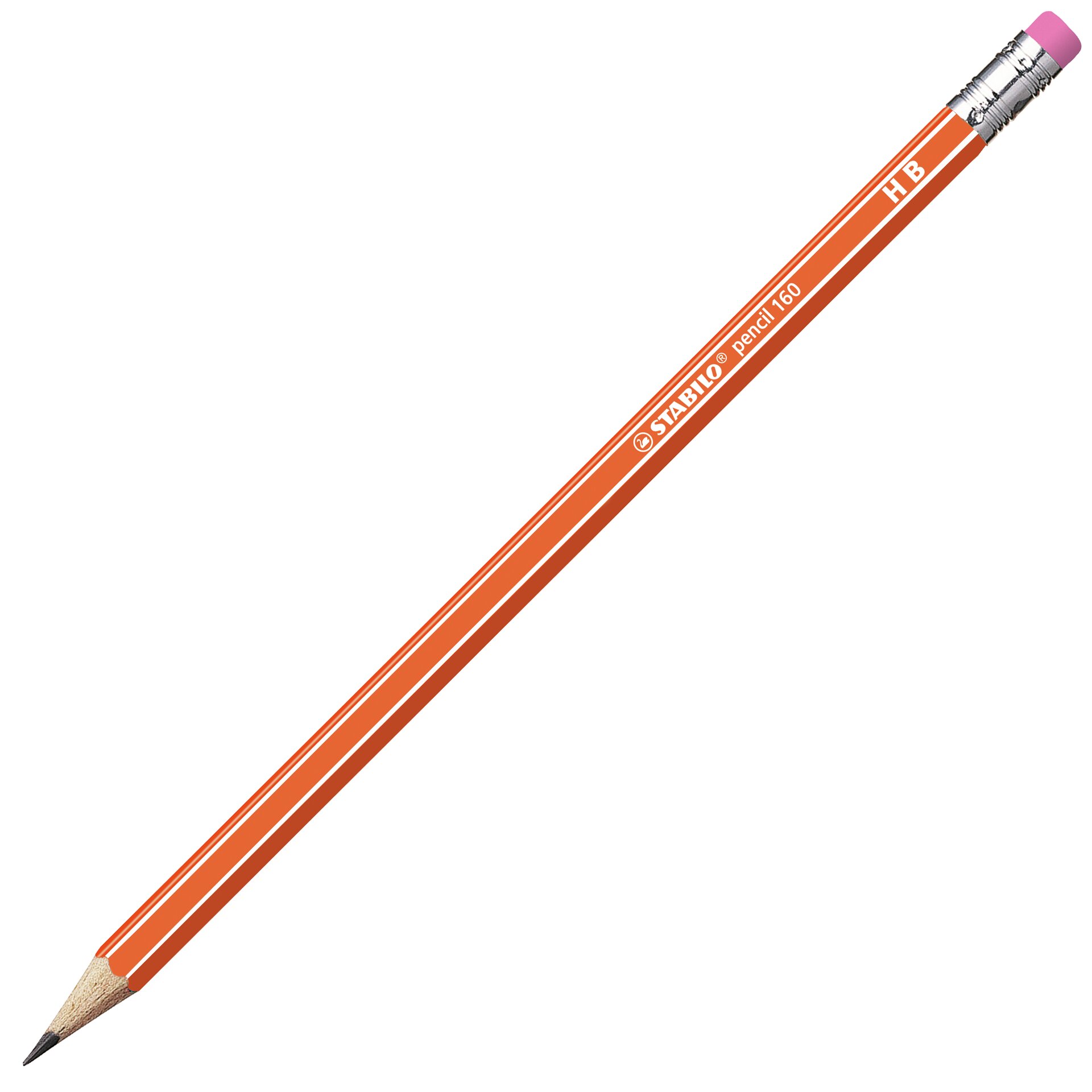 Sechskant-Schulbleistift mit Radierer STABILO pencil 160 Bleistifte STABILO pencil 160