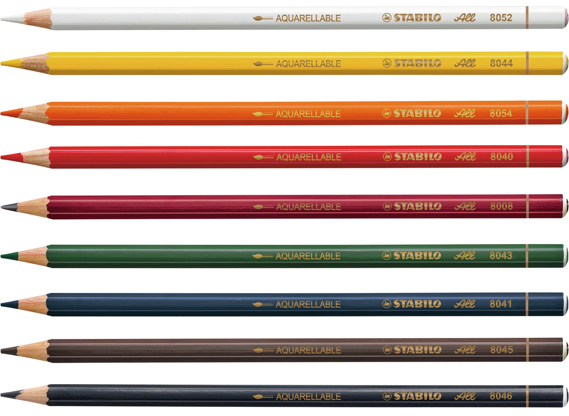 Bunt- und Graphitstift STABILO All Aquarellable, Bleistift, Stabilo, Farbstifte, Holzbleistift