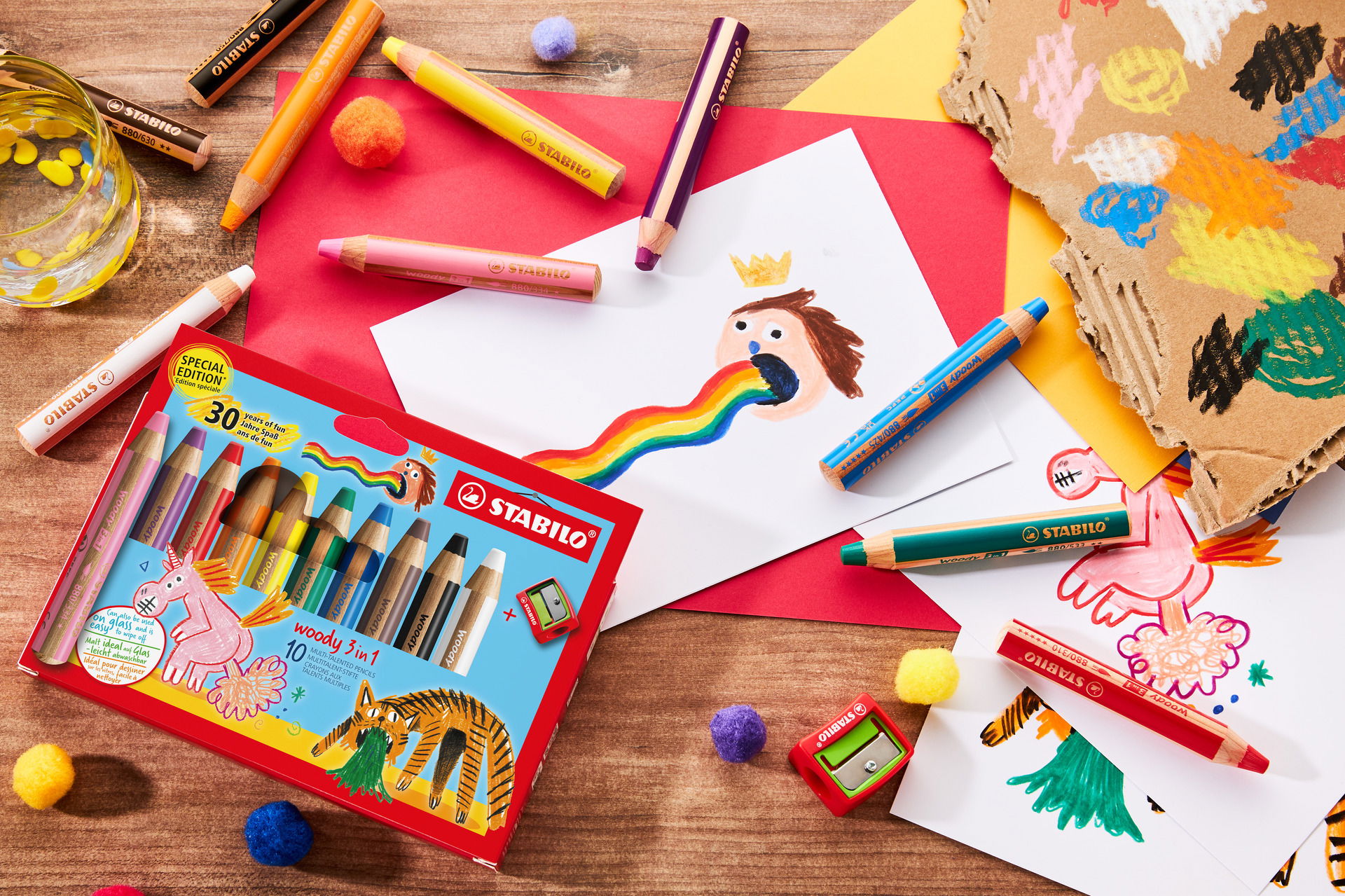 Pastelky STABILO woody 3 in 1