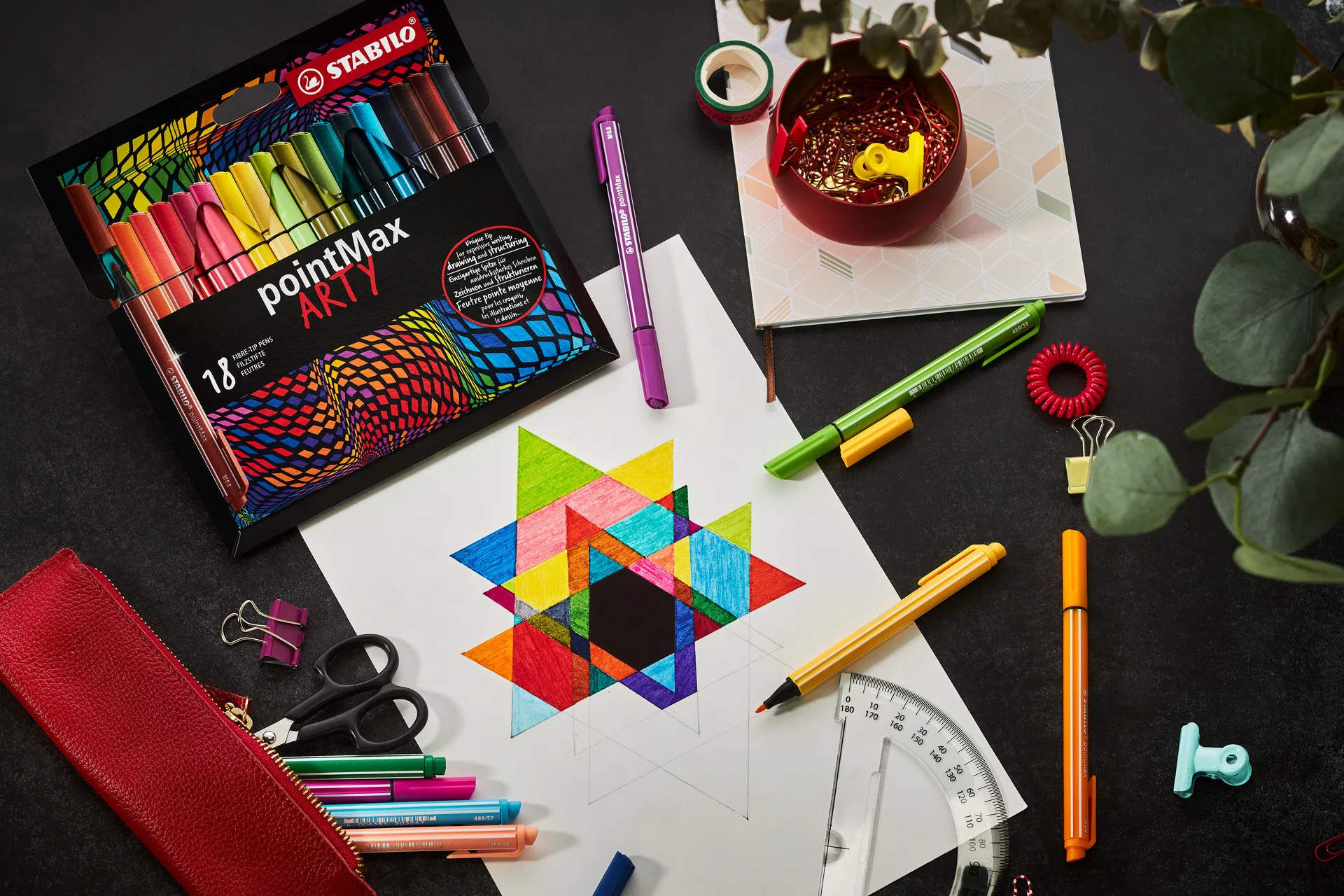 Fineliner/ Fibre- Tip Pen STABILO pointMax ARTY