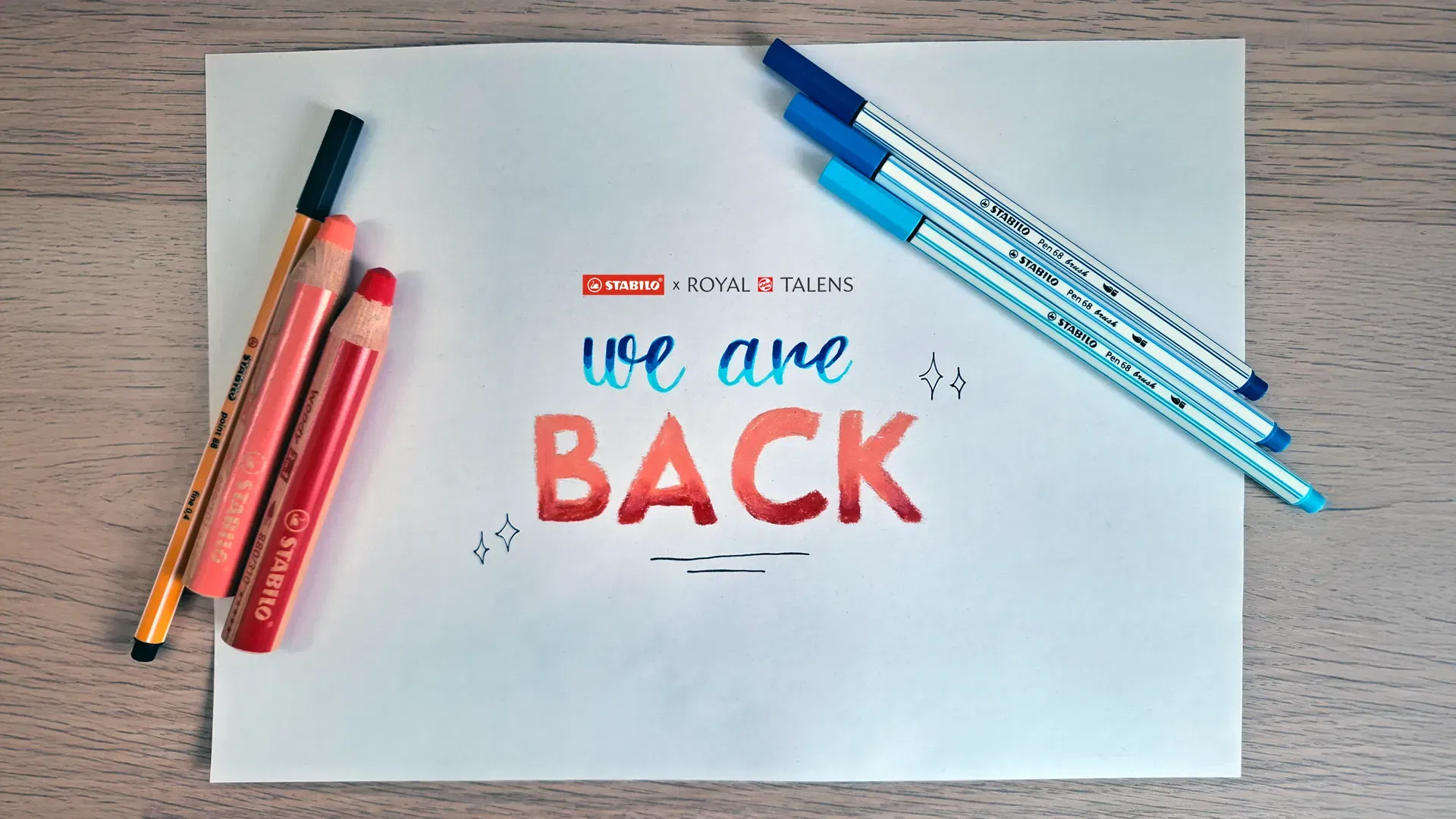 Banner US Website: We are back - Royal Talens