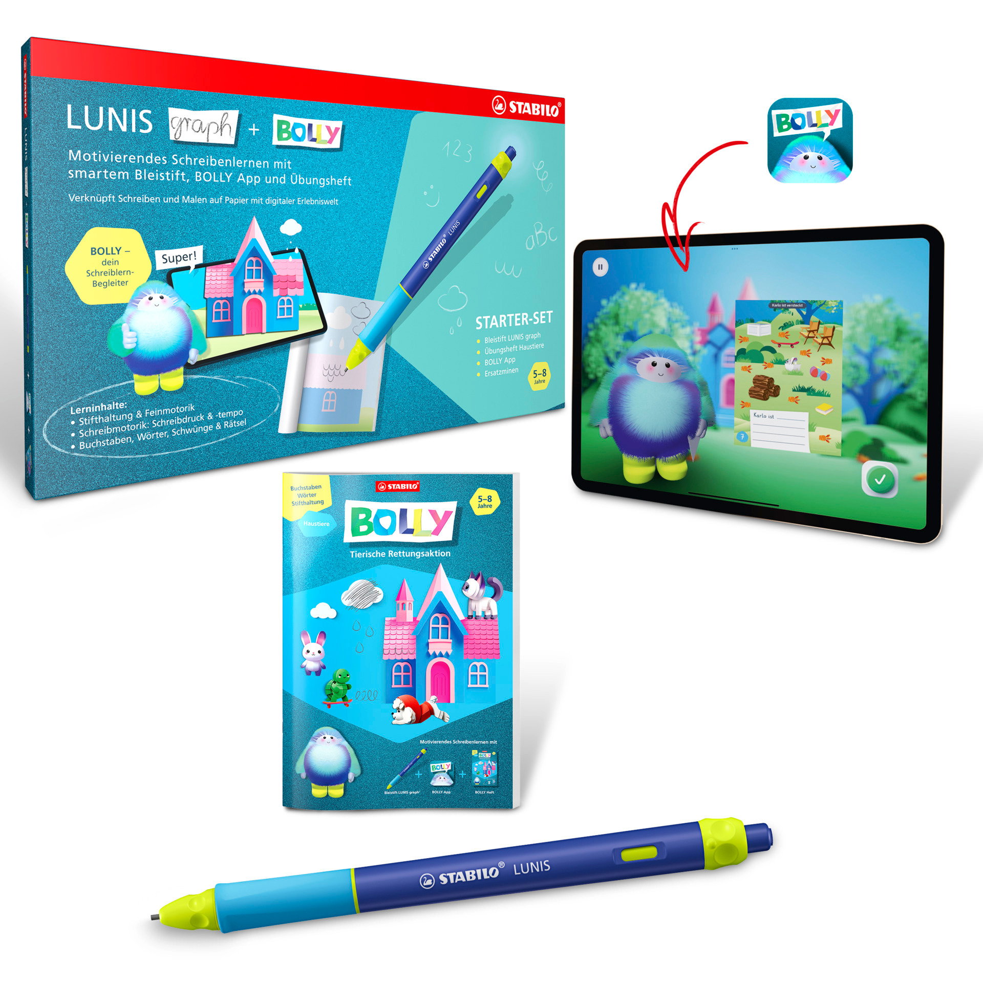 Starter-Set STABILO BOLLY & LUNIS graph STABILO DigiPen