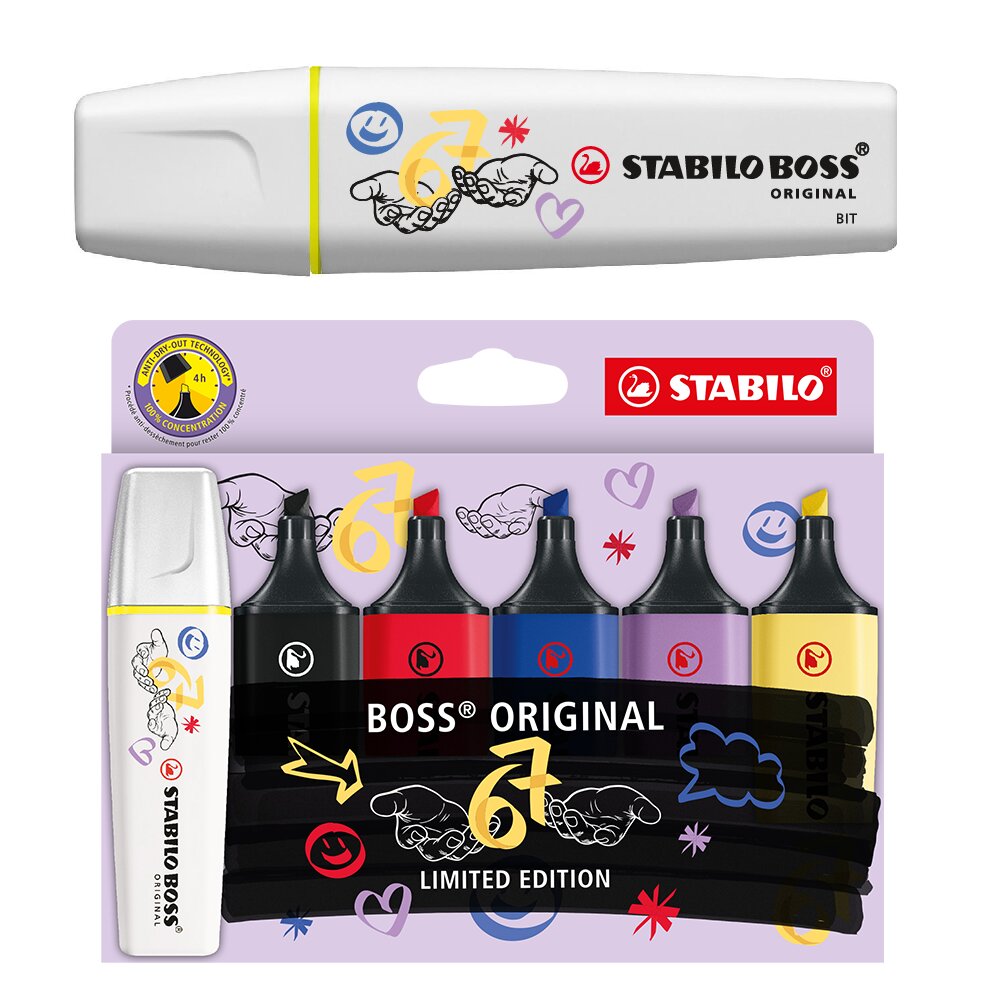 STABILO BOSS ORIGINAL Sonderedition Six-Seven 6-7 STABILO BOSS ORIGINAL Sonderedition Six-Seven 6-7