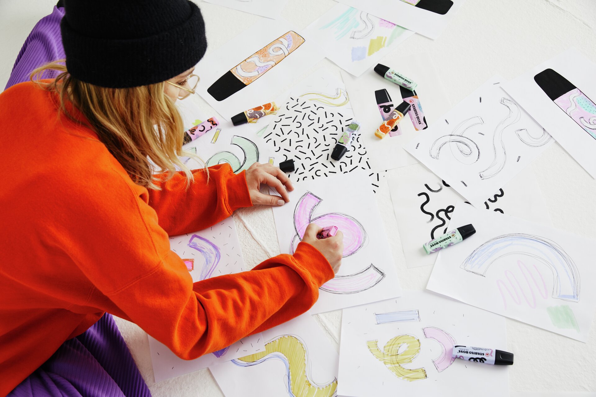 Evidenziatore STABILO BOSS ORIGINAL by Ju Schnee