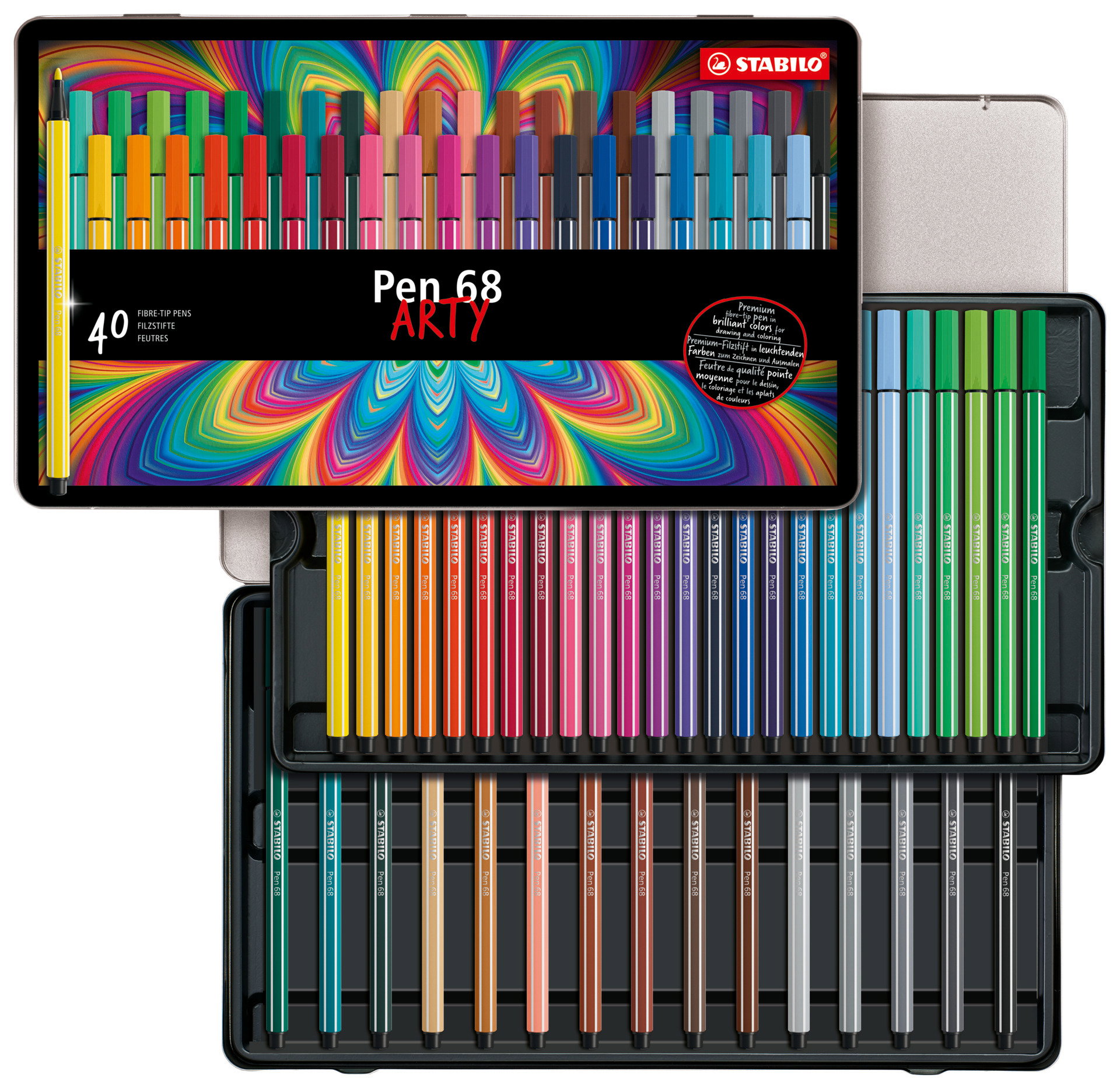 Premium-Filzstift STABILO Pen 68 Fasermaler STABILO Pen 68 ARTY