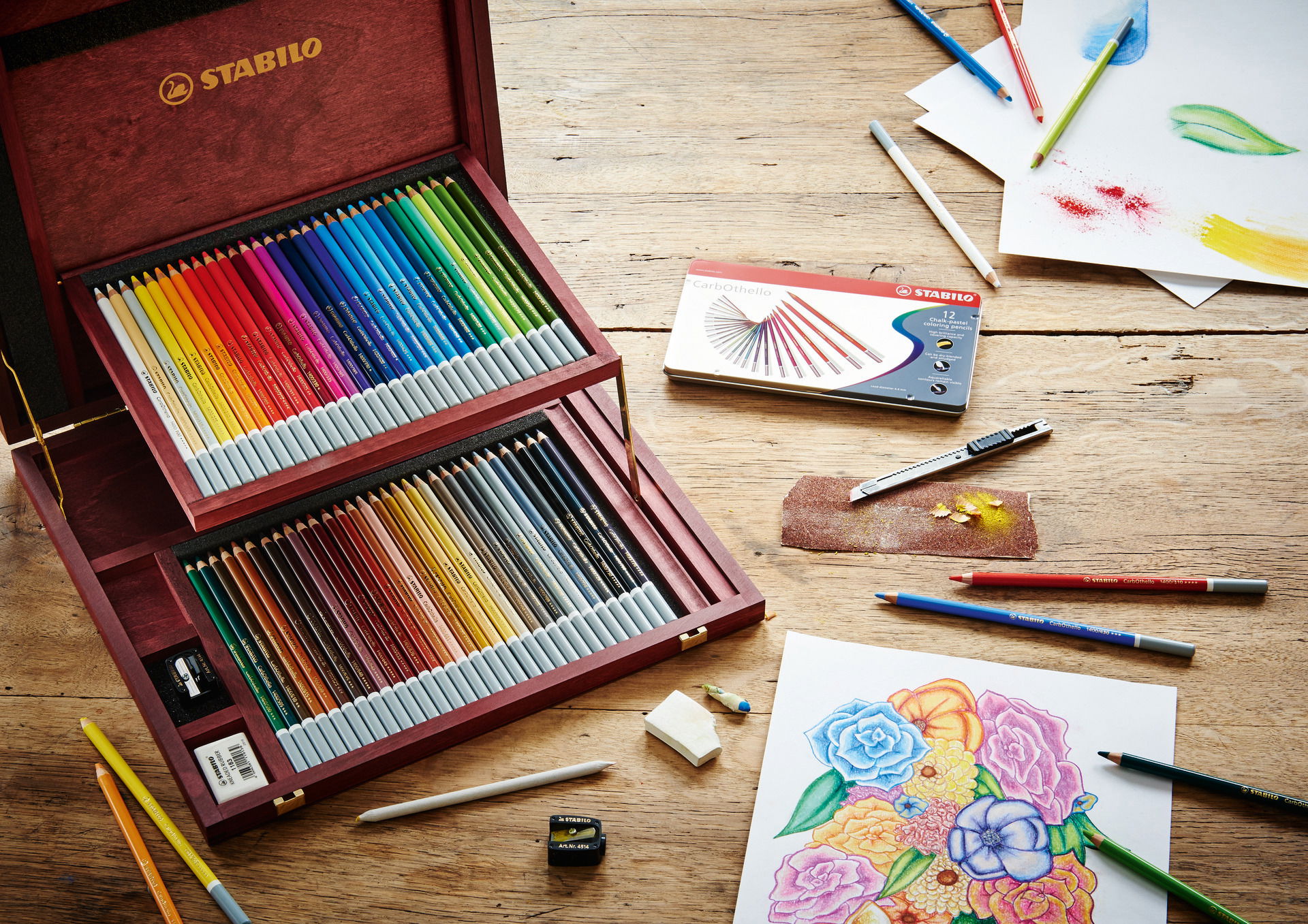 Lápices de colores STABILO CarbOthello