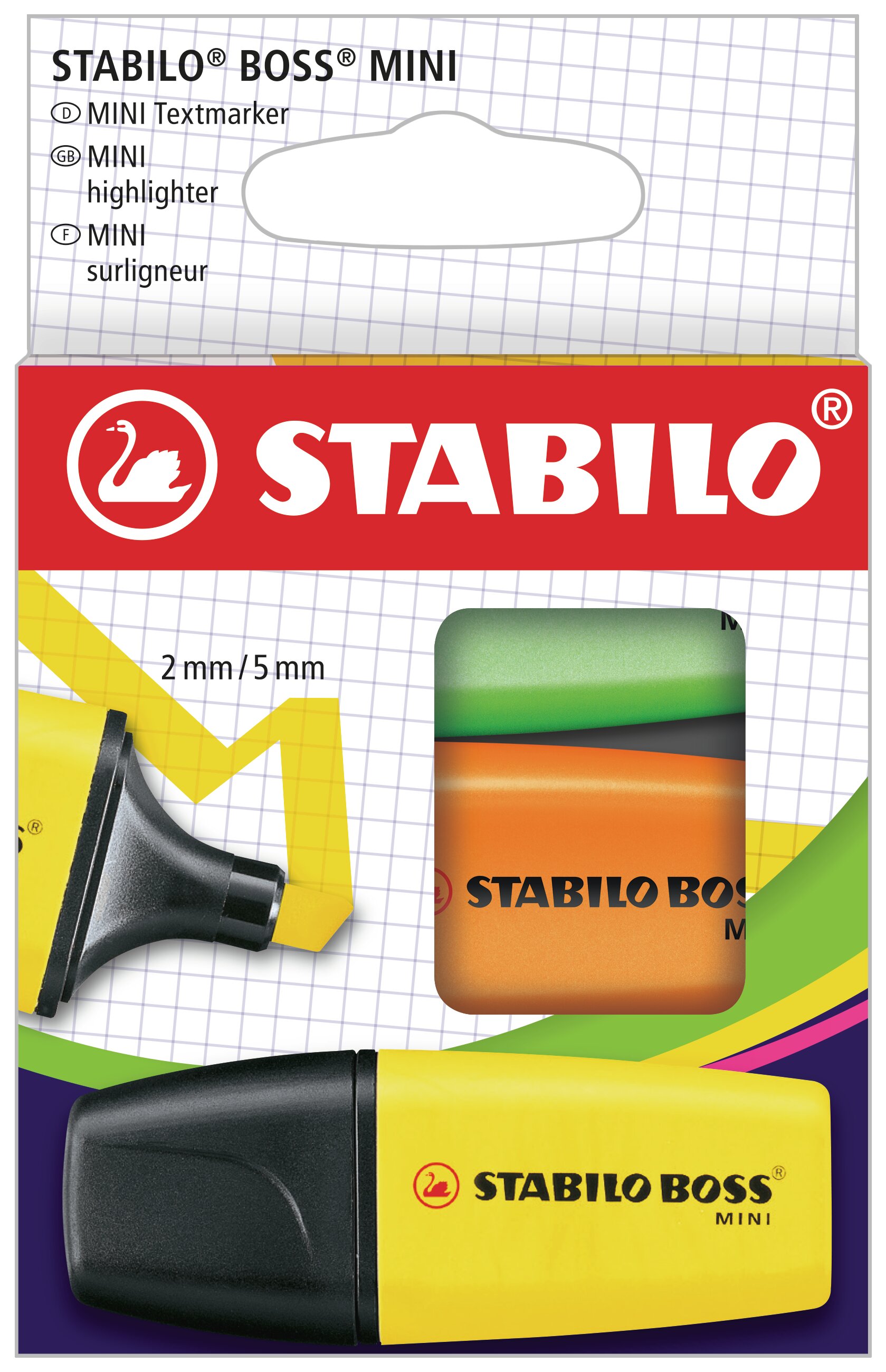 Zvýrazňovač STABILO BOSS MINI zvýrazňovač STABILO BOSS MINI