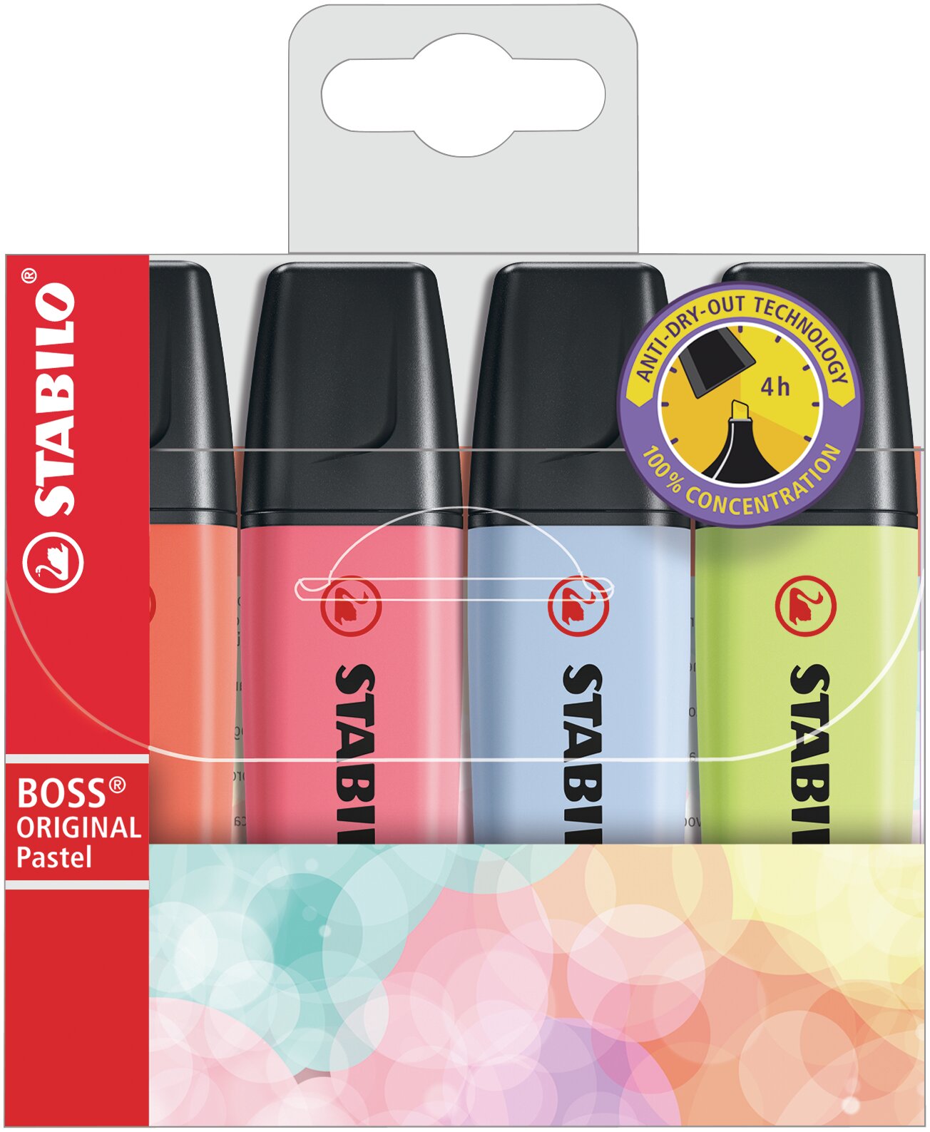 Surligneur STABILO BOSS ORIGINAL Pastel Text Marqueurs STABILO BOSS ORIGINAL Pastel