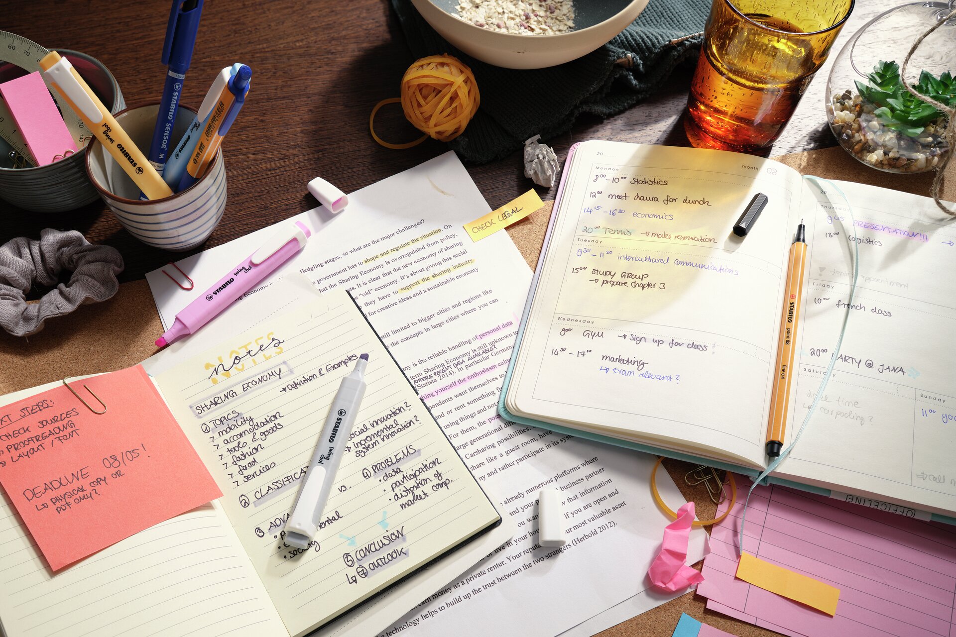 Textmarker STABILO swing cool Pastel, Notizbücher, Planung, Schreibwaren, Stifte, Papiere