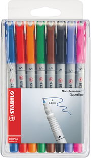 Feutres pour rétroprojection et surfaces lisses STABILO OHPen universal