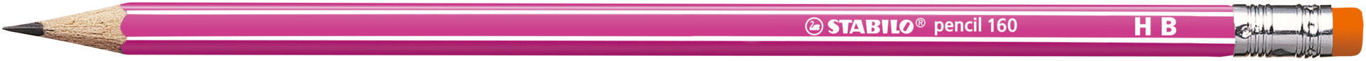 Hexagonal graphite pencil with eraser STABILO pencil 160 Hexagonal graphite pencil with eraser STABILO pencil 160