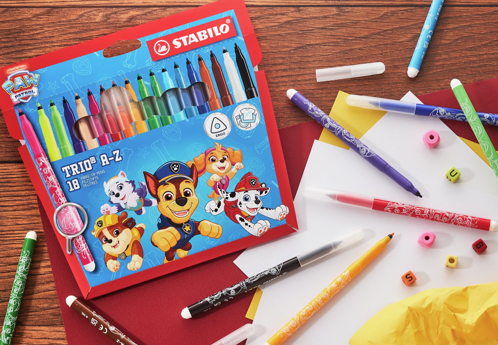Pennarello STABILO Trio A-Z PAW Patrol