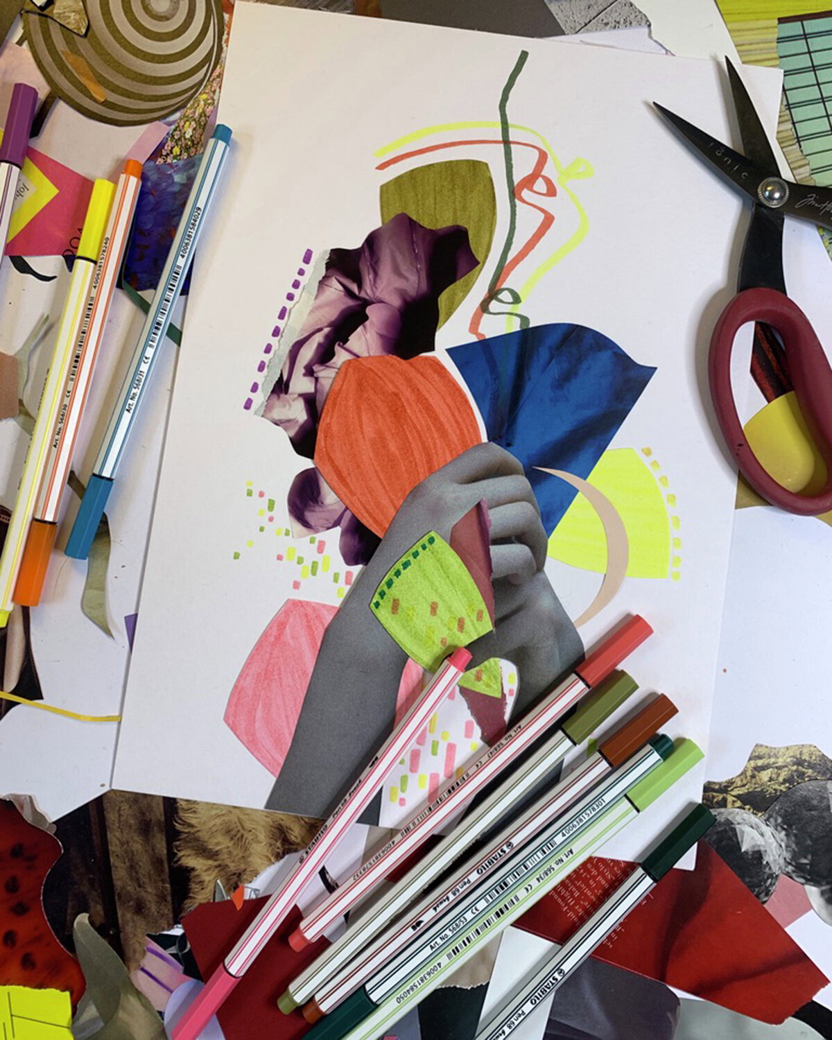 Fiber-Tip Pen STABILO Pen 68 brush