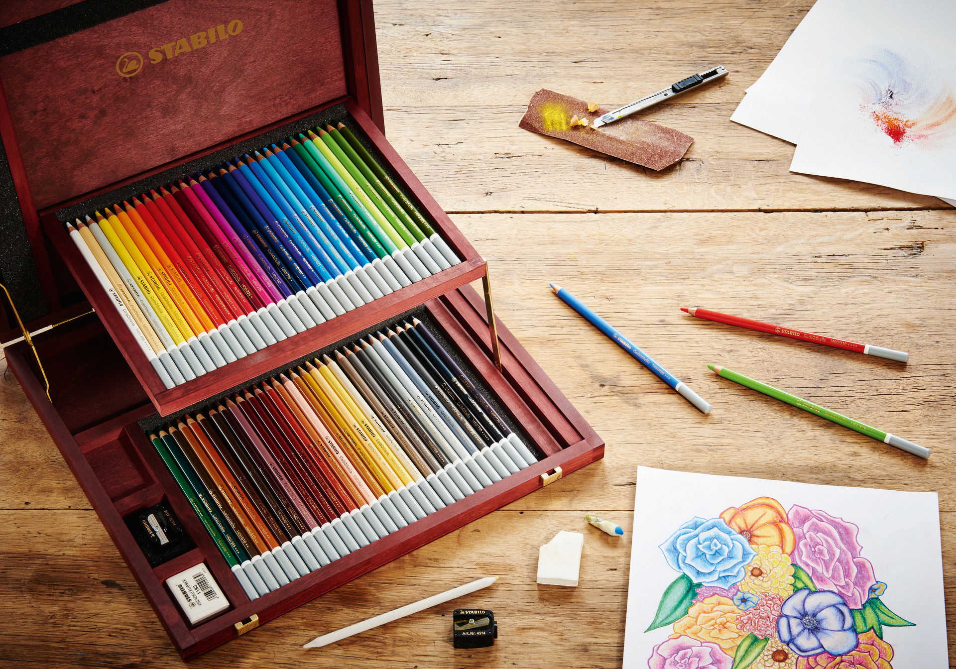 Colored Pencils STABILO CarbOthello