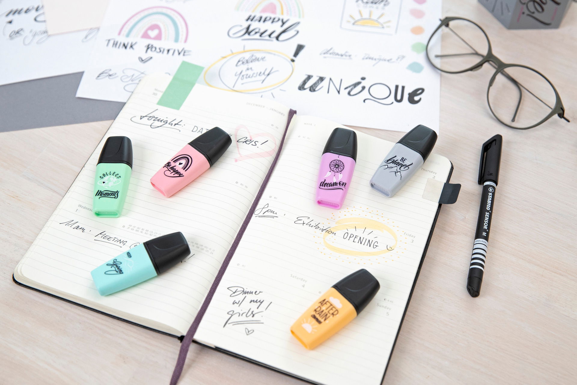 Text Marqueurs STABILO BOSS MINI Pastellove Edition 2.0