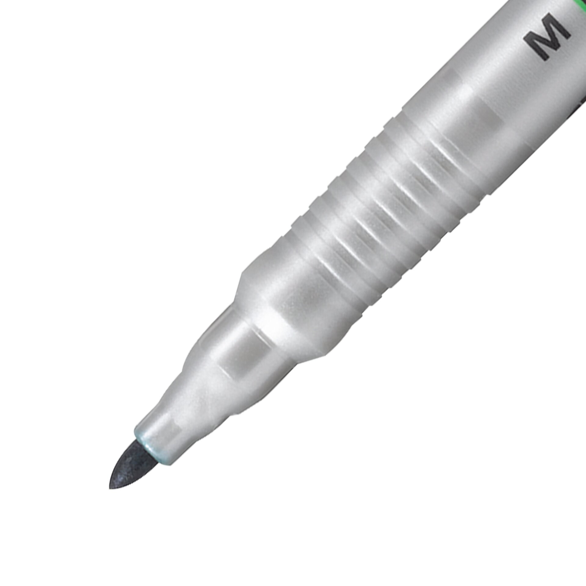 Permanent Marker STABILO Write-4-all, precision-nib, marker, metal, silver, tip