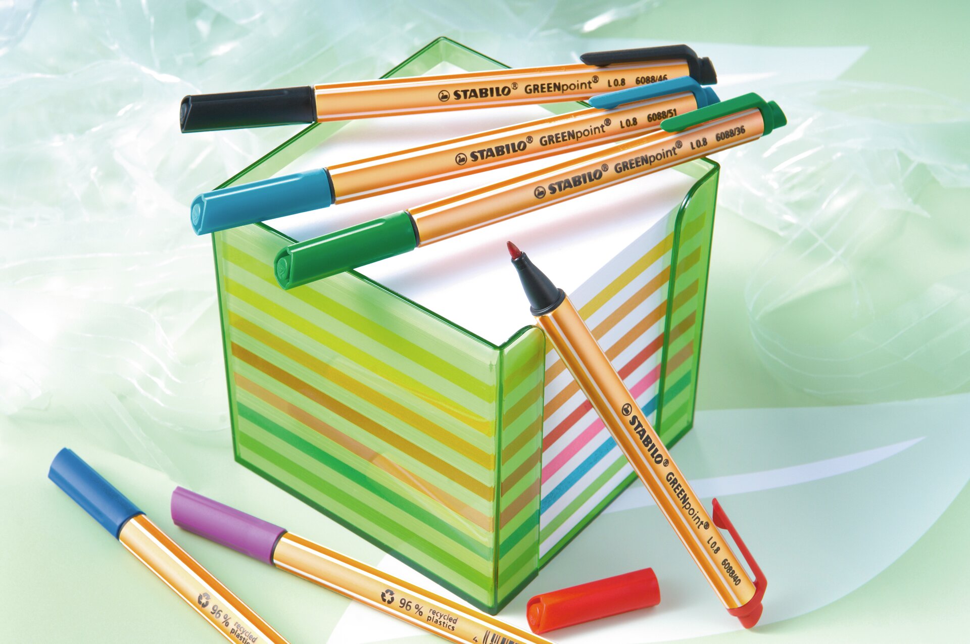 Stylos-feutres STABILO GREENpoint