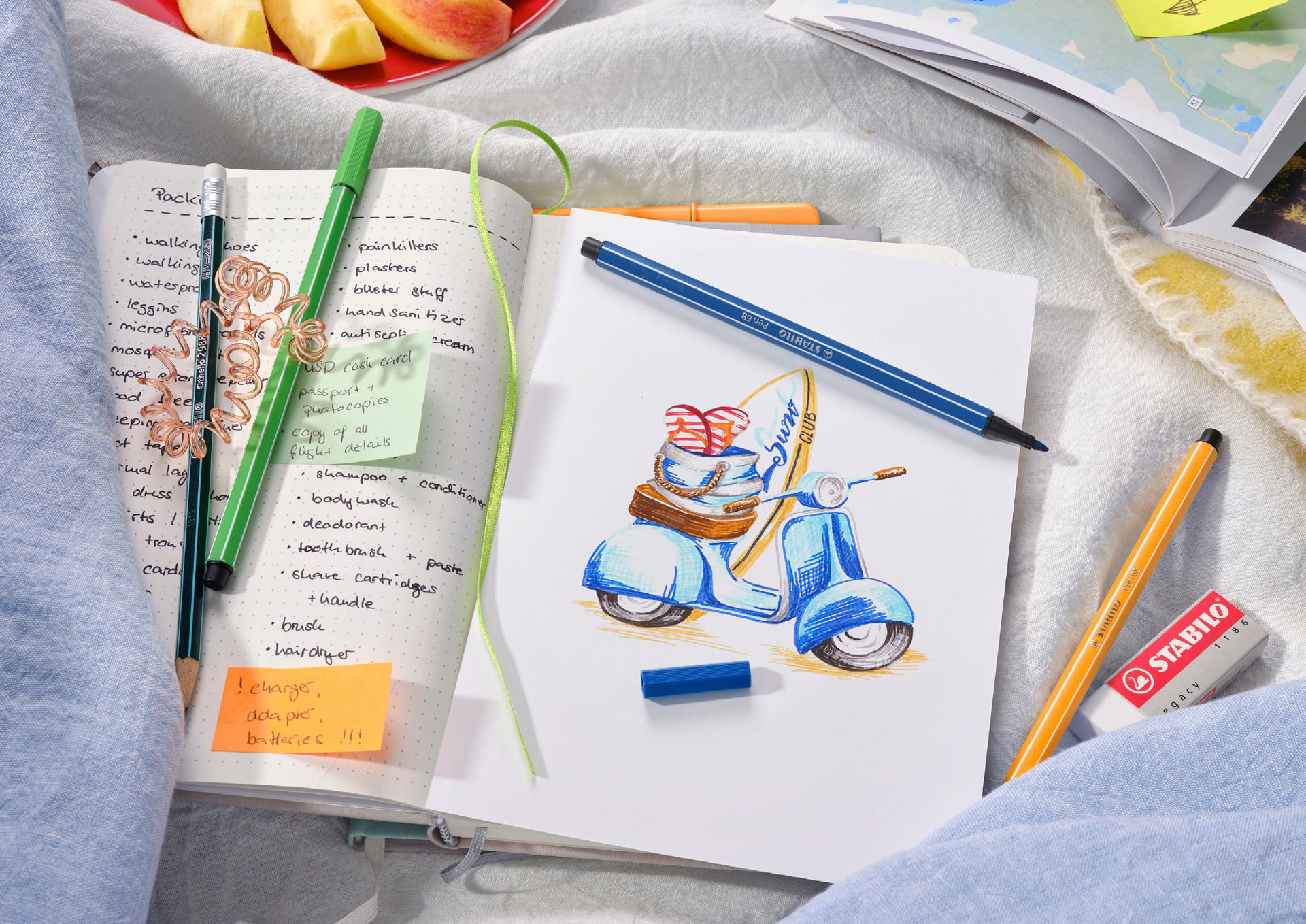 Rotulador punta de fibra STABILO Pen 68