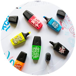 Text Marqueurs STABILO BOSS MINI by Snooze One