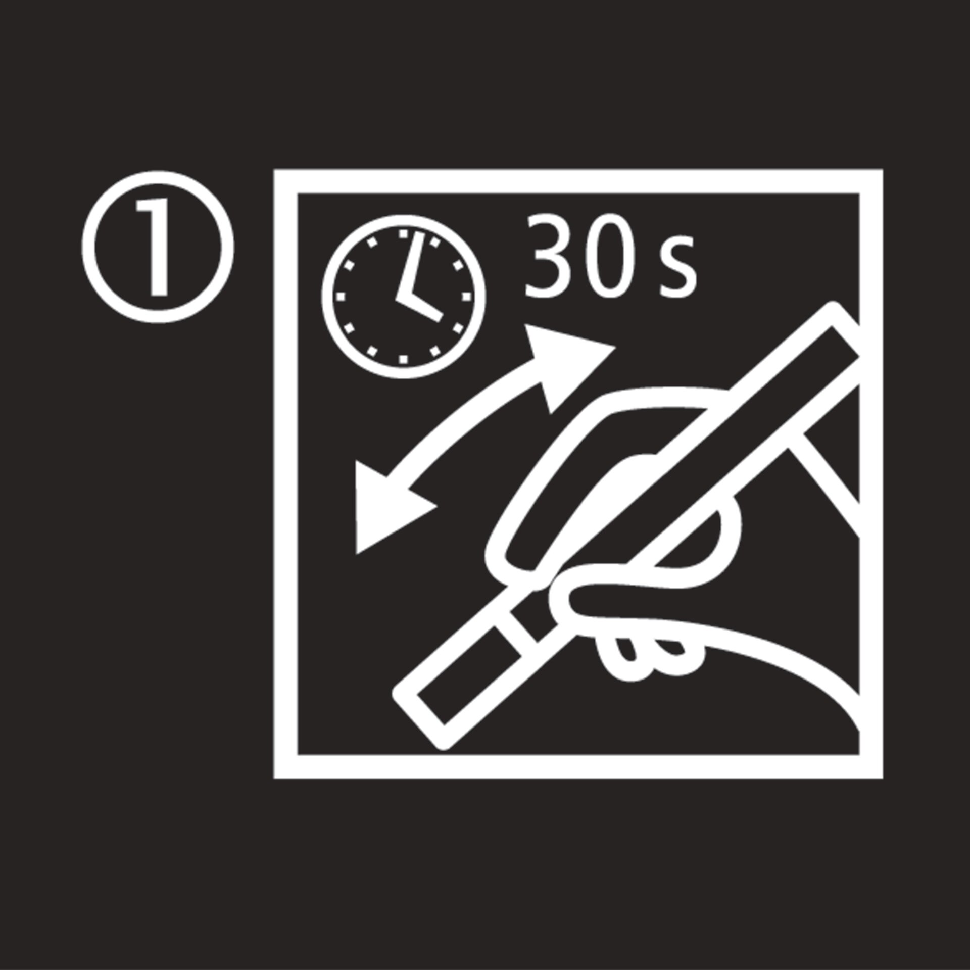 Handstaubsauger, Akkusauger, kabellos, Anzeig, 30s