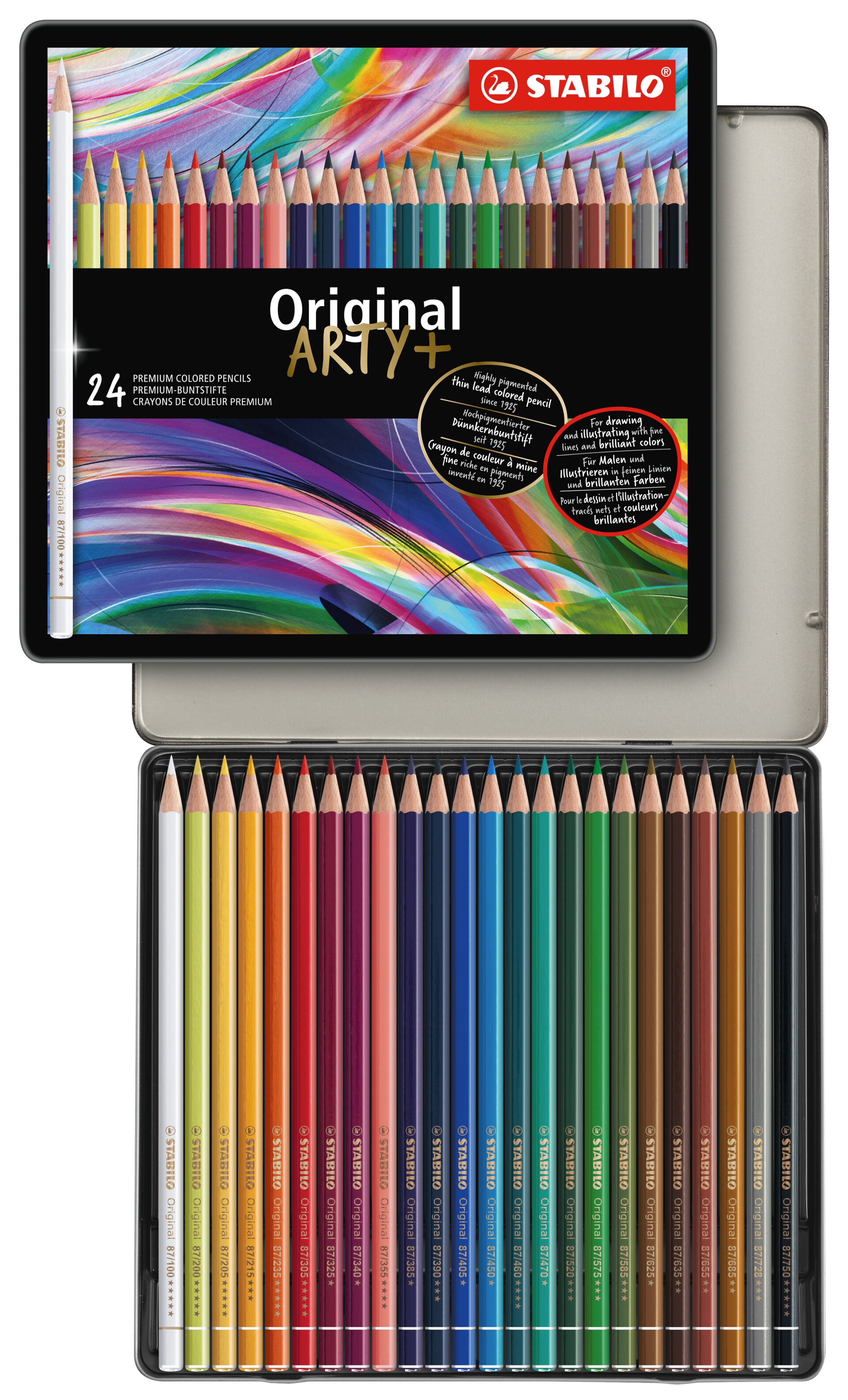 Crayon de couleur à mine fine STABILO Original Crayons de couleurs STABILO Original ARTY+