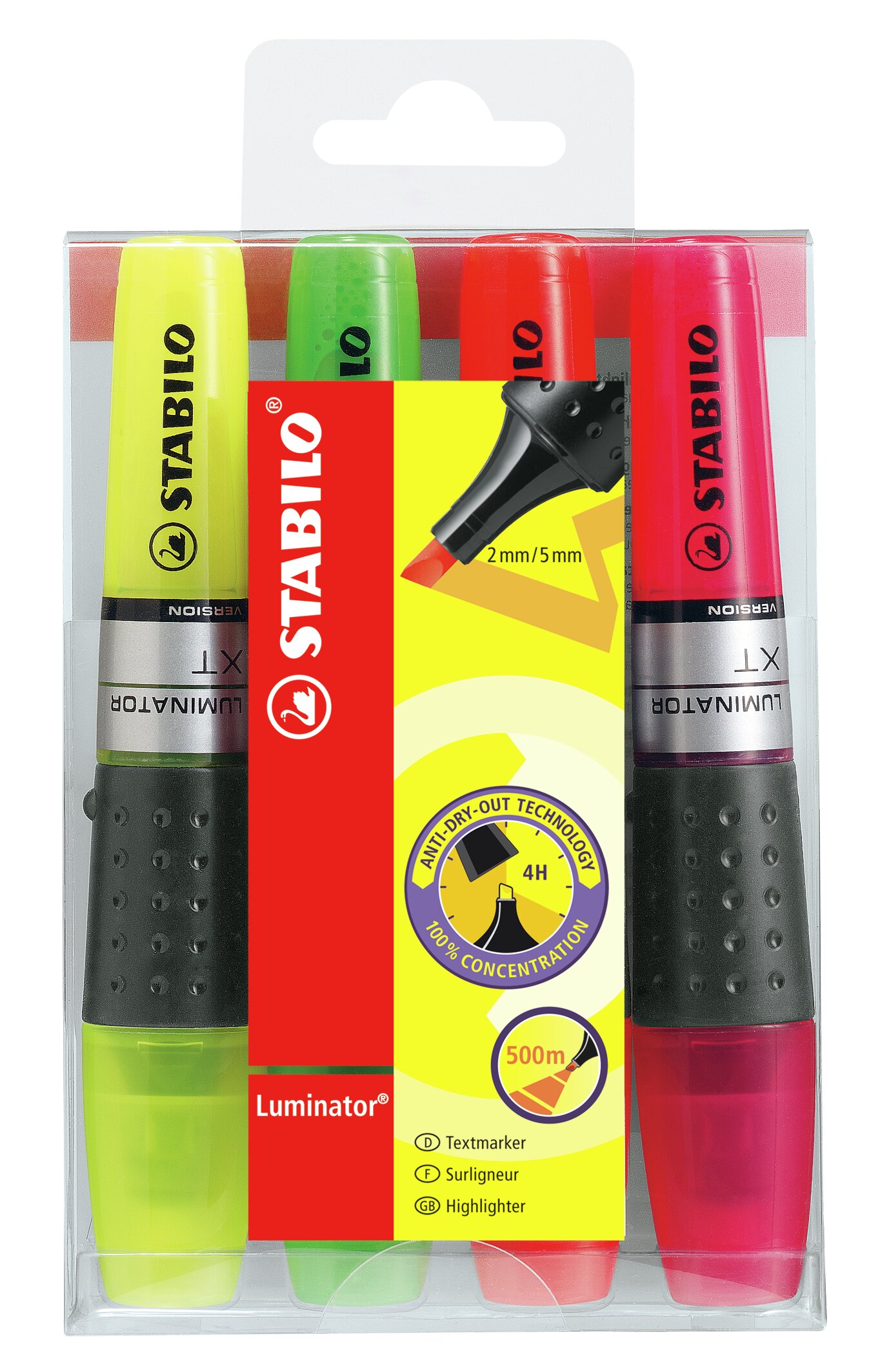 Surligneur à encre liquide STABILO LUMINATOR Text Marqueurs STABILO LUMINATOR